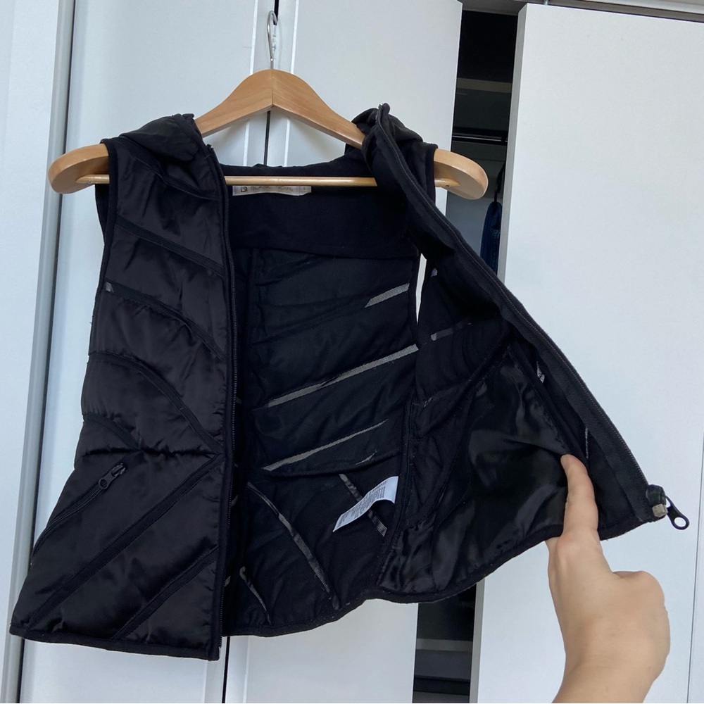 Blanc Noir - Mesh Insert Puffer Vest - Black - Size Small - Great Shape - Picture 13 of 17